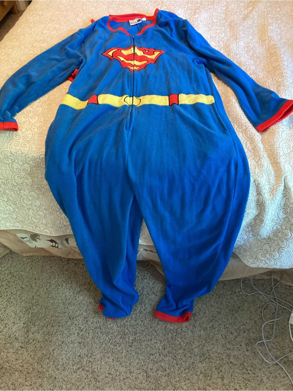 Lightweight Fleece Superman Outfitt